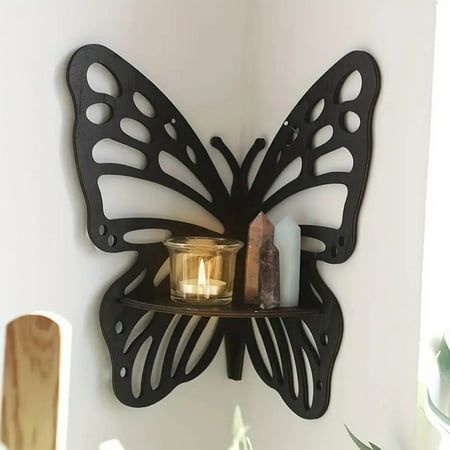 DECORATIVE BUTTERFLY WALL SHELF