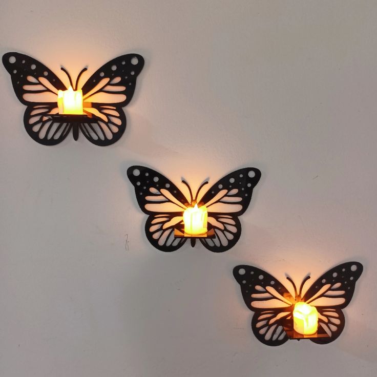 DECORATIVE BUTTERFLY WALL SHELF