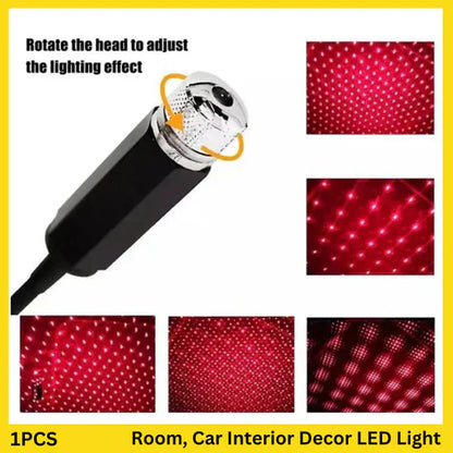 Romantic USB LED Roof Projection Atmosphere Star Light